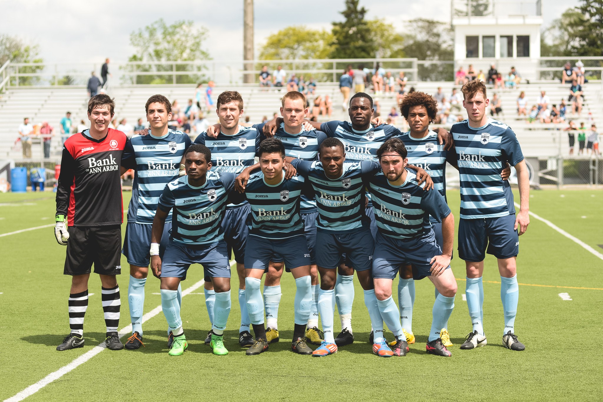 Our men’s starting XI before facing Michigan Sporting on May 25, 2015.