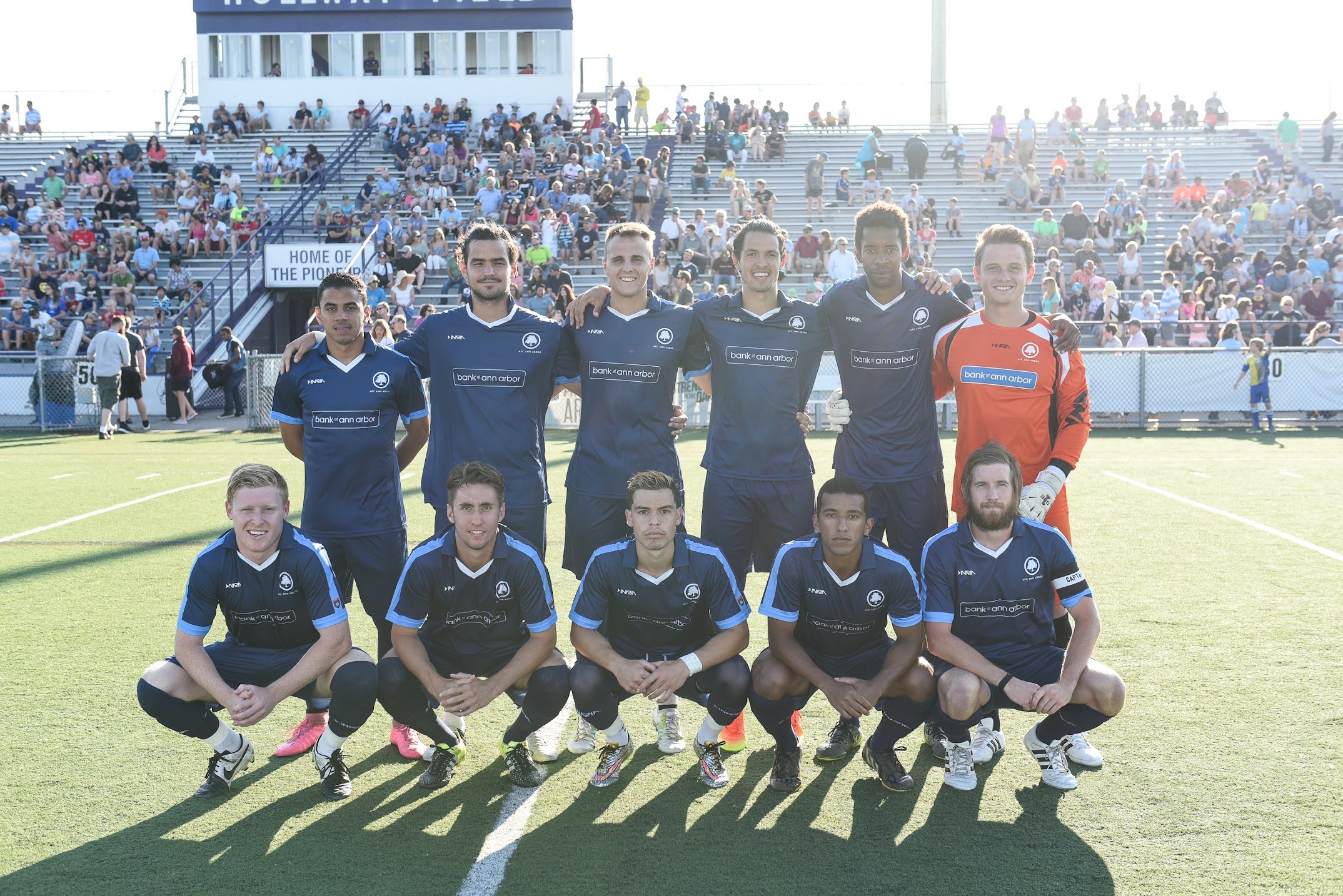 Our men’s starting XI before facing Lansing United on June 17, 2016.