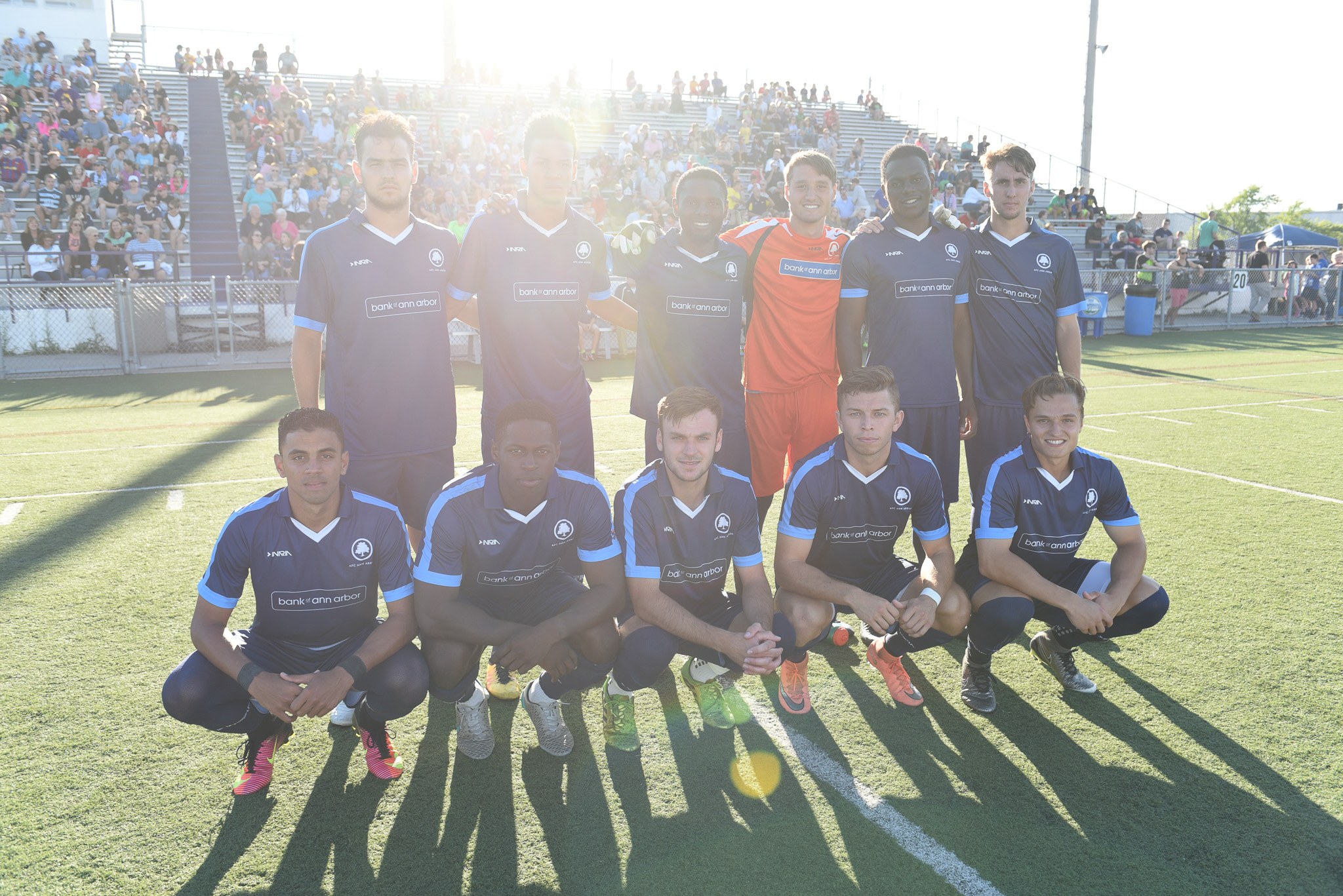 Our men’s starting XI before facing Columbus Crew U23 on July 15, 2016.