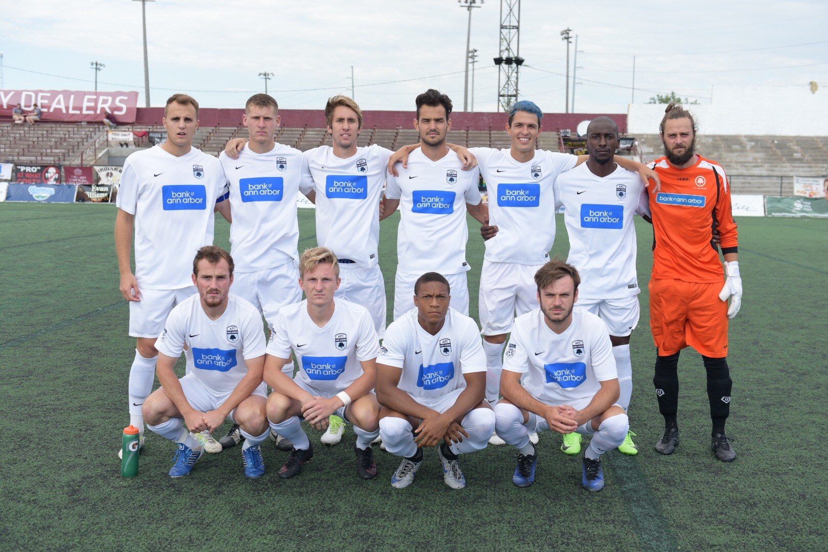 Our men’s starting XI before facing Dayton Dynamo on July 28, 2017.