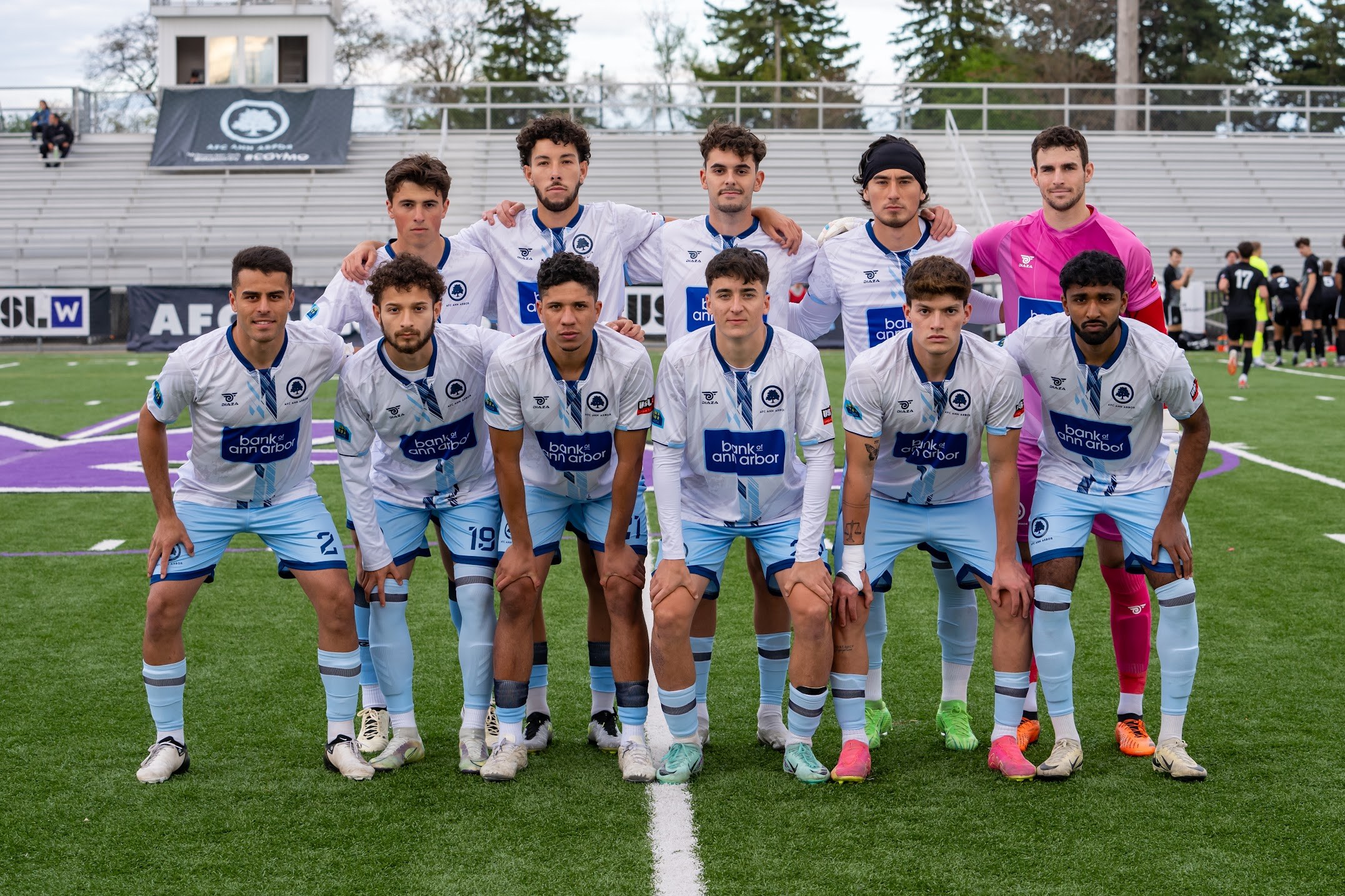 Our men’s starting XI before facing Union FC Macomb on May 11, 2024.