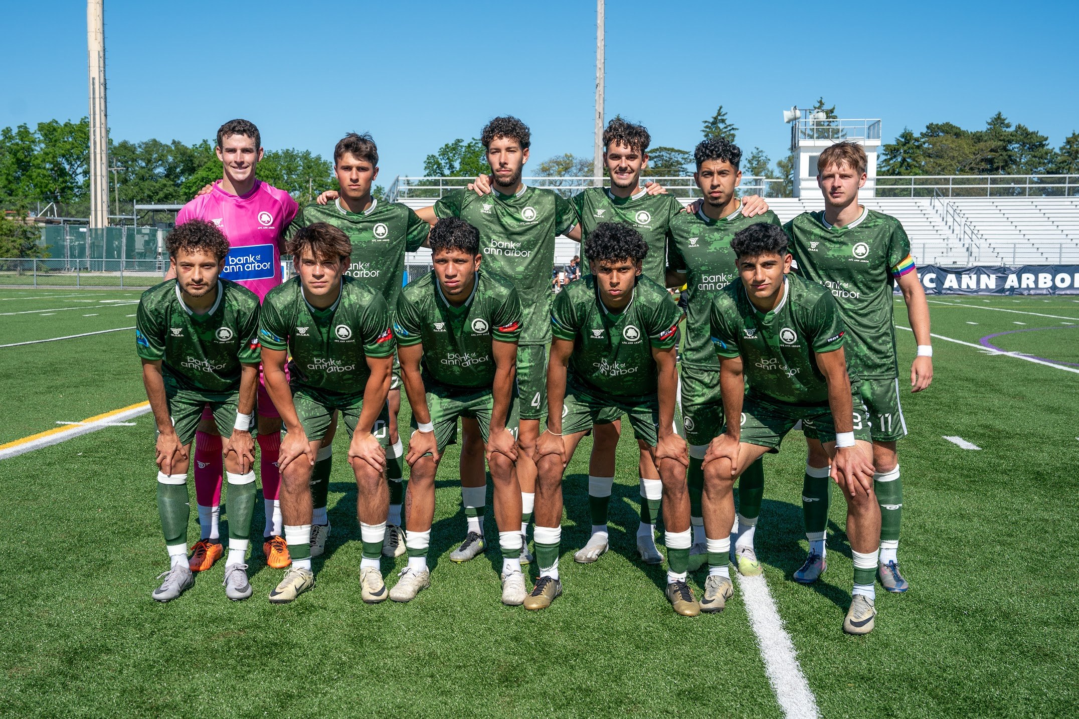 Our men’s starting XI before facing Oakland County FC on May 25, 2024.