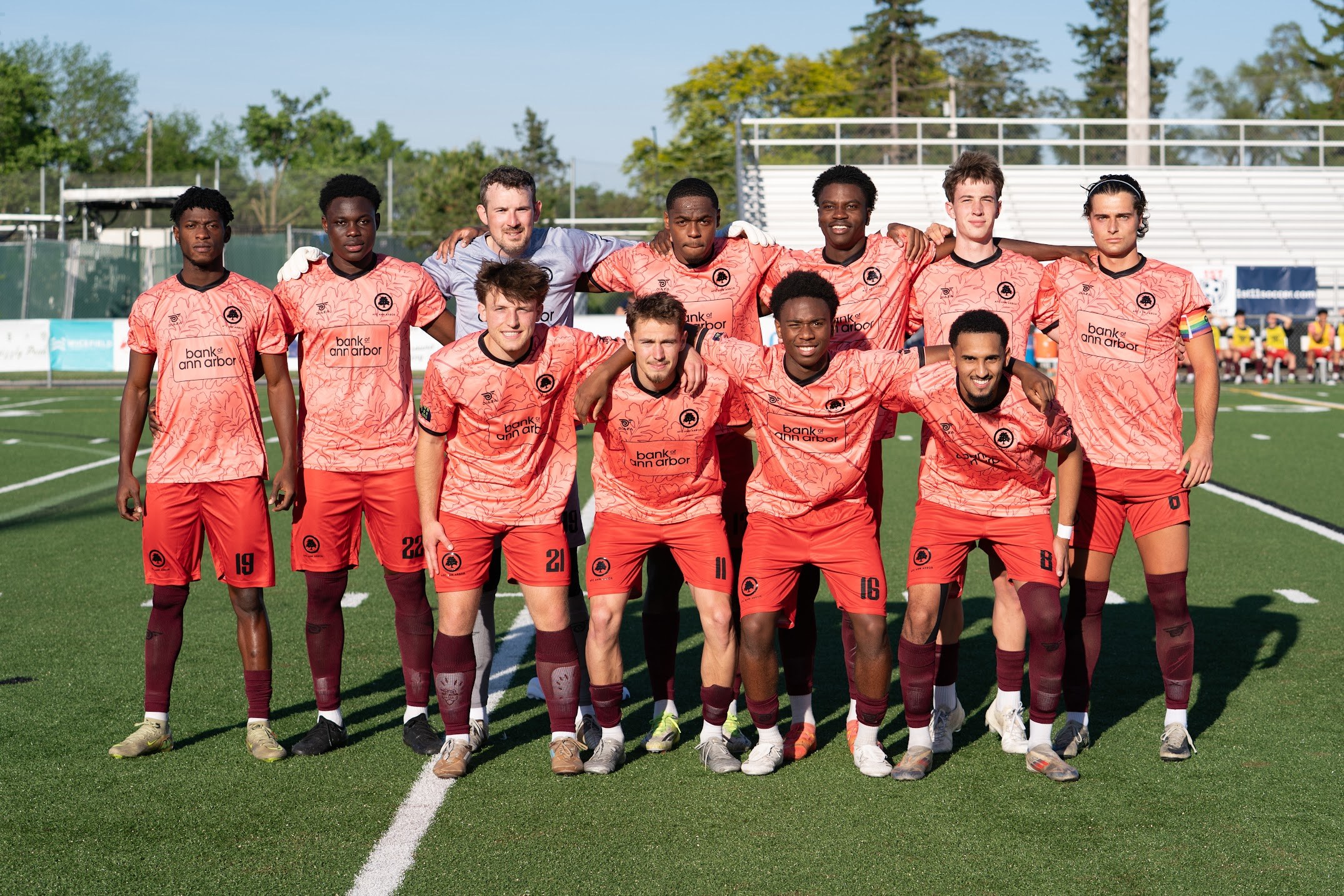 Our men’s starting XI before facing Union FC Macomb on May 29, 2026.