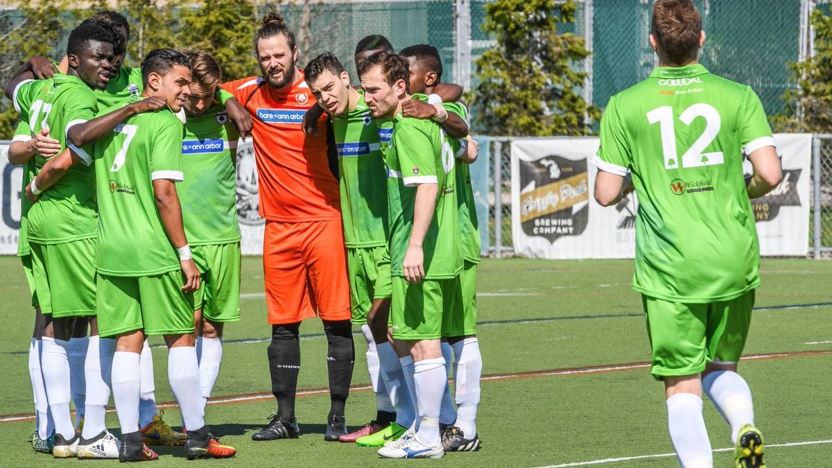 Match photo from AFC Ann Arbor men versus Carpathia Kickers (2017-04-23).
