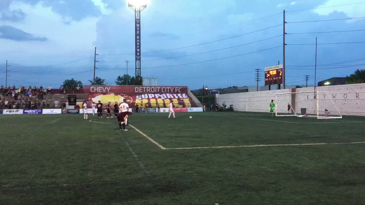Goal clip from AFC Ann Arbor men versus Detroit City FC (2017-07-07).