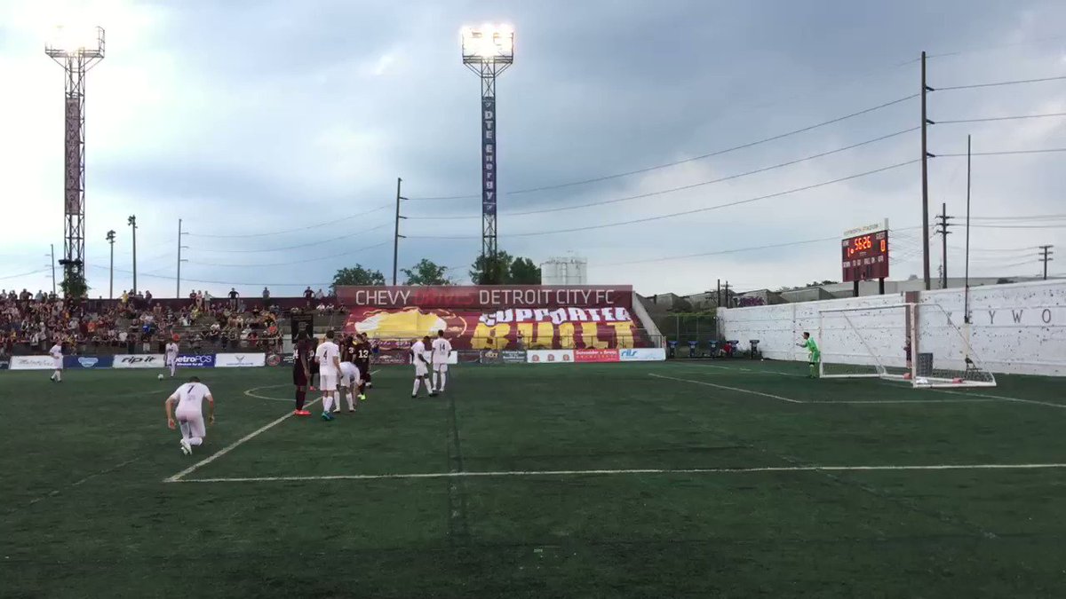 Goal clip from AFC Ann Arbor men versus Detroit City FC (2017-07-07).