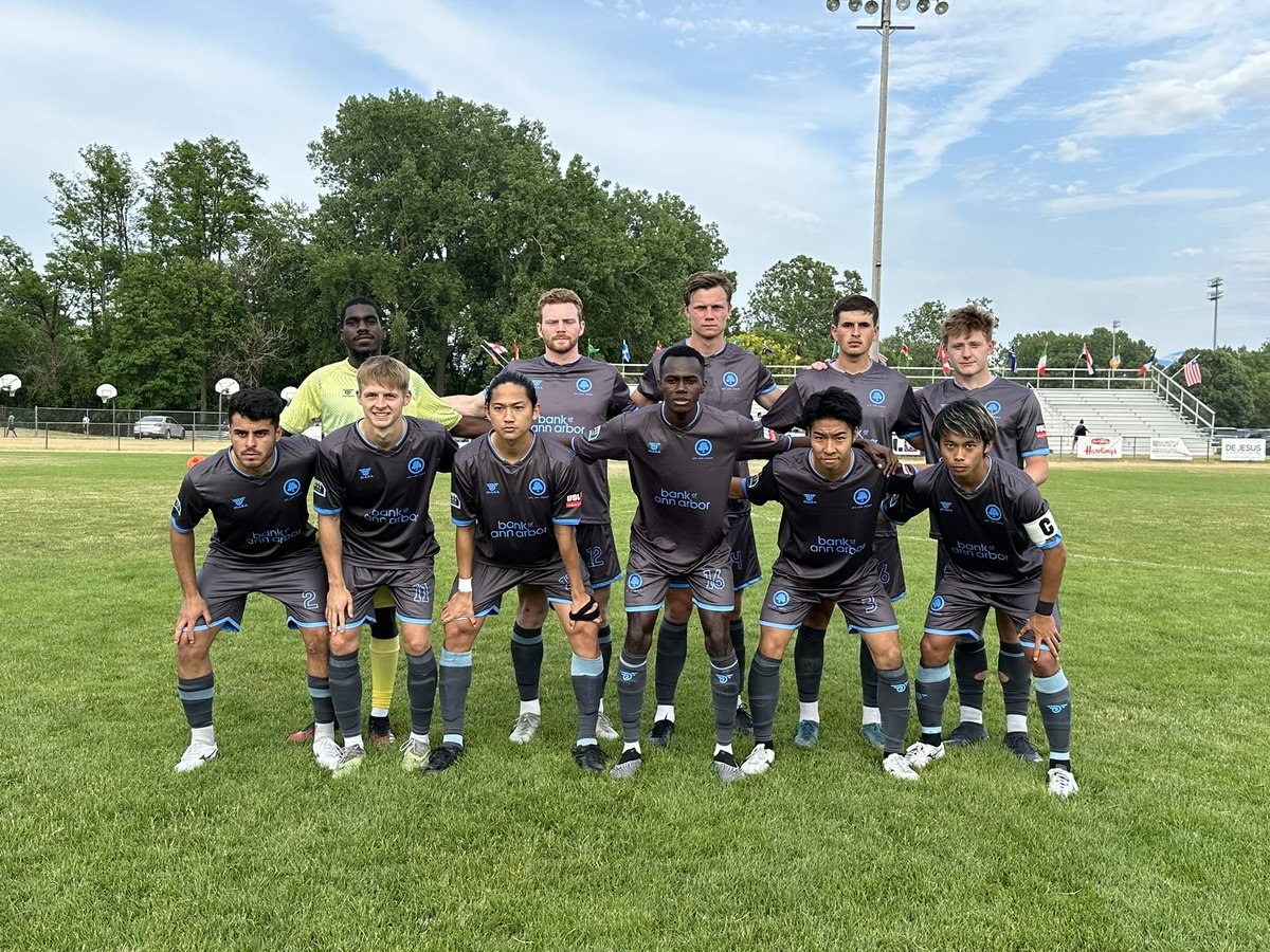 Starting XI photo from AFC Ann Arbor men versus Kalamazoo FC (2023-06-10).