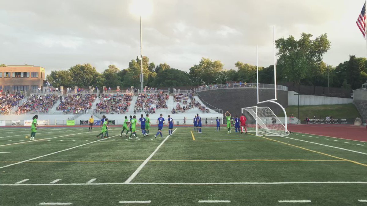 Goal clip from AFC Ann Arbor men versus Grand Rapids FC (2016-07-08).