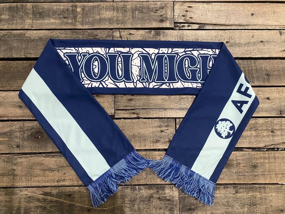 AFC Ann Arbor scarf, front.